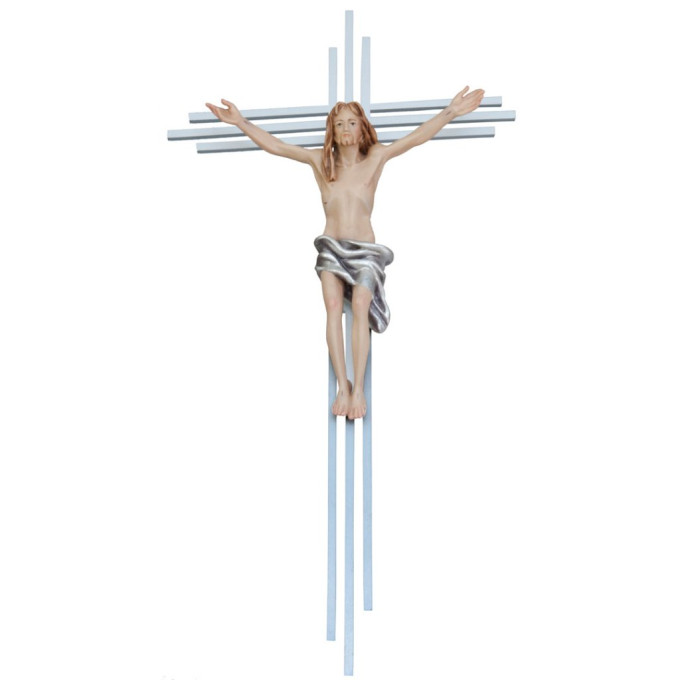 Modern Steel Crucifix
