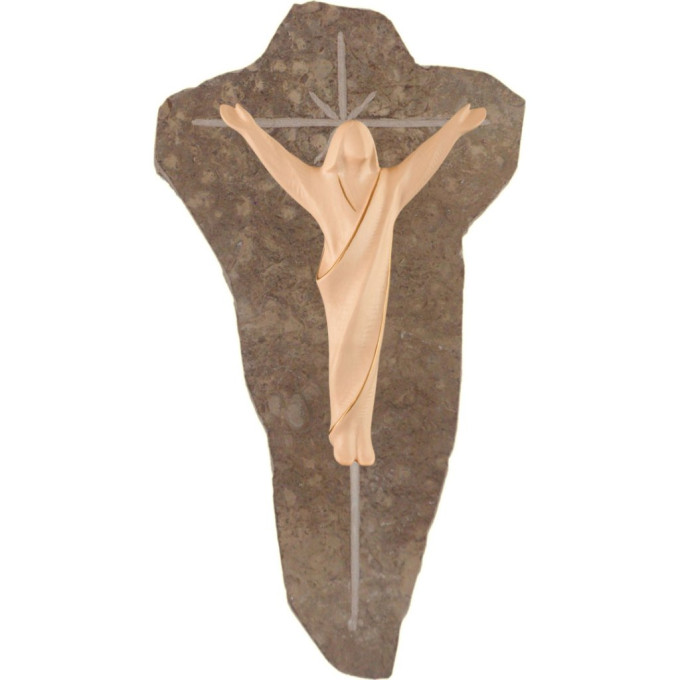 Risen Christ on dolomite stone - Sedimentary rock