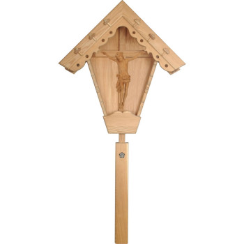 Dubový prícestný kríž s dolomitským korpusom