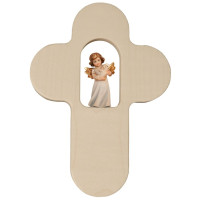 Childrens crucifix with Angel and dove 5 cm
