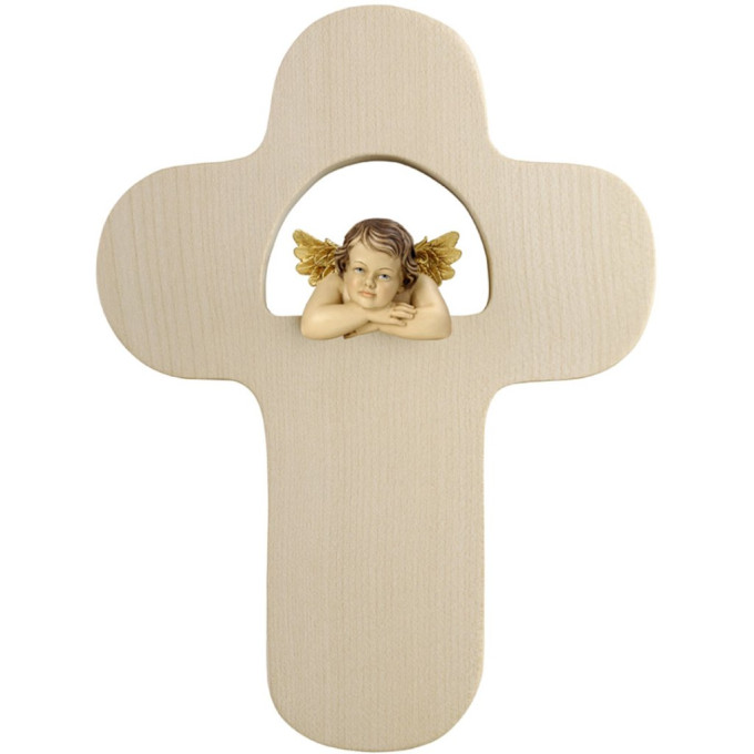 Childrens Cross with angel Raffaelo