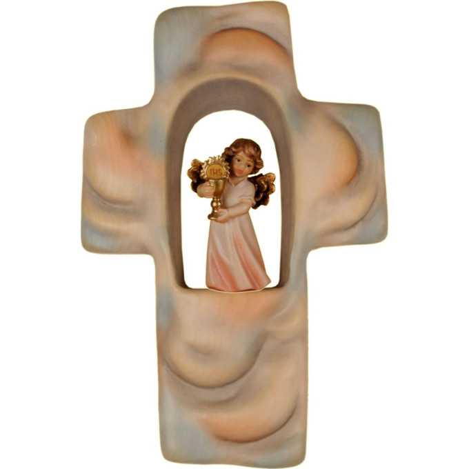 Childrens Cross with  clouds,angel and Host