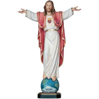Sacred Heart of Jesus wooden statue