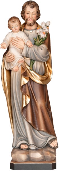 St. Joseph with Child wooden statue