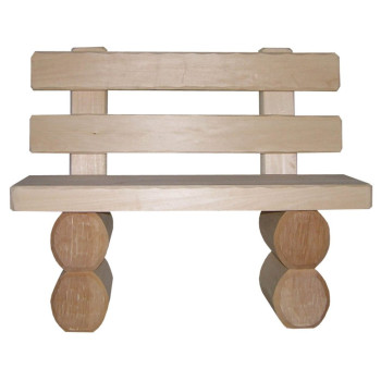 Drevená lavička drevorezba