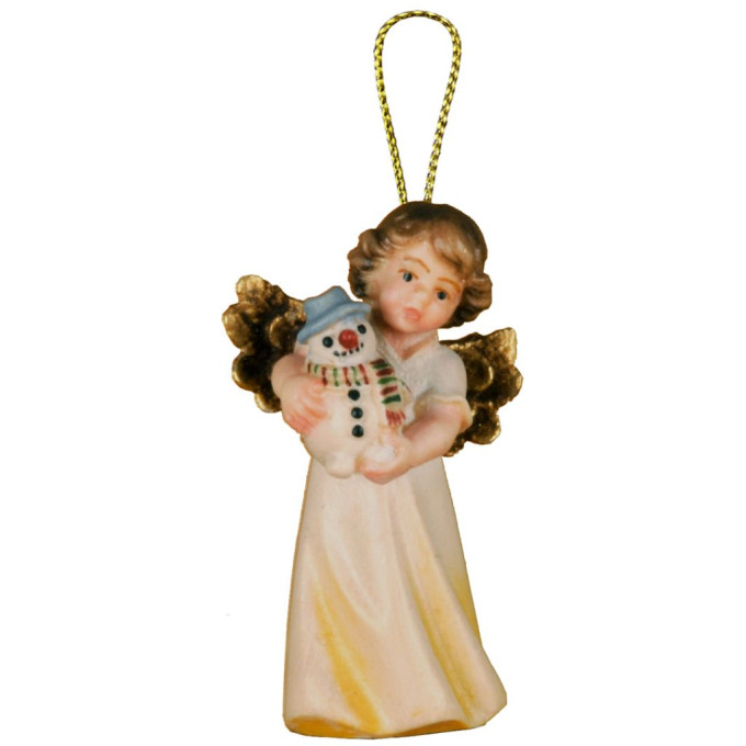 Mária anjel so snehuliakom