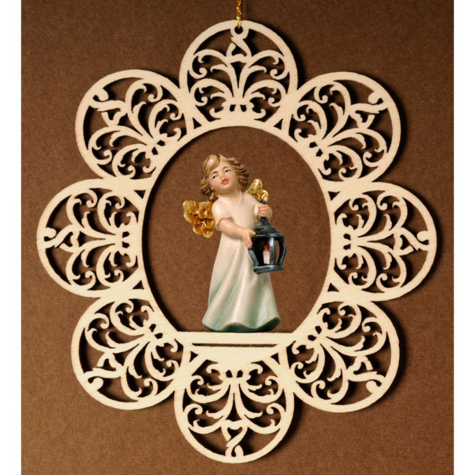 Ornament s anjelom a lampášom