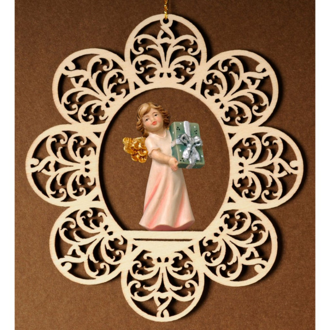 Ornament s anjelom a darčekom