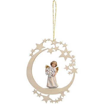 Mesiac s anjelom a vločkou