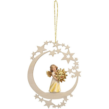 Mesiac s anjelom a slnkom