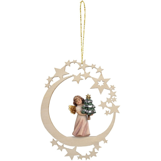 Mesiac s anjelom a stromčekom