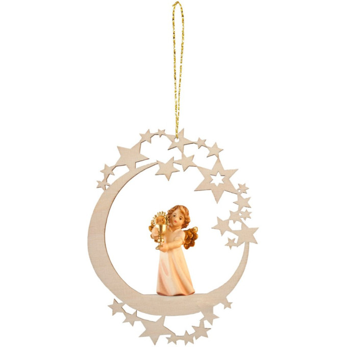 Moon with angel chalice and host