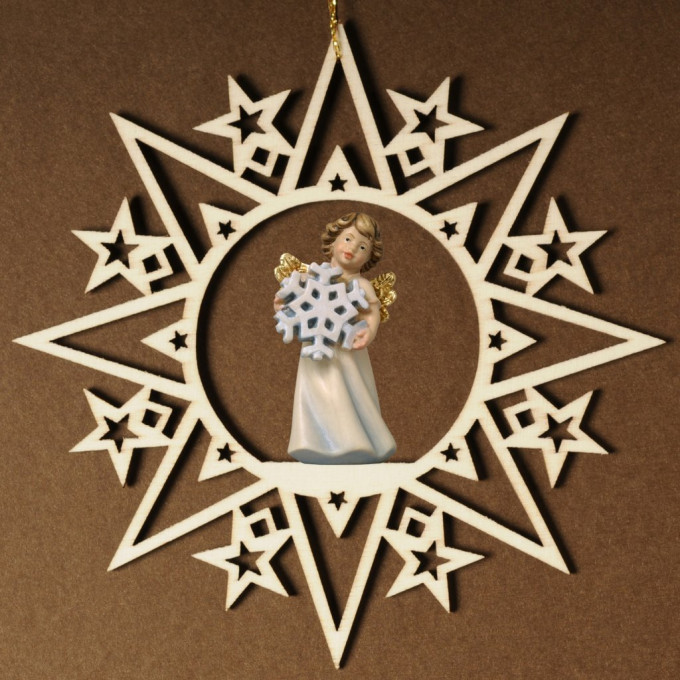 Hviezdy s anjelom a vločkou