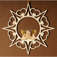 Srdcová hviezda s anjelom Raffaelom