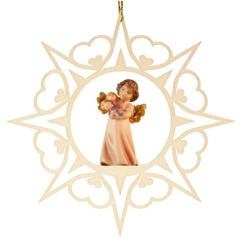 Srdcová hviezda s anjelom a bábikou