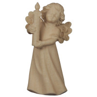 Crystal star with angel candle