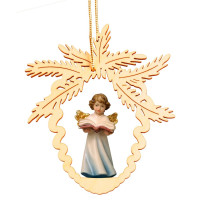 Pine cone with angel book