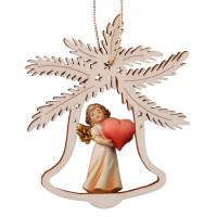 Bell with angel heart