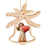 Bell with angel heart
