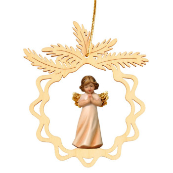 Okrúhla hviezda s modliacim anjelom