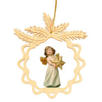 Round star with angel star