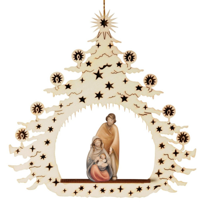 Christmas Tree with Holy Family
