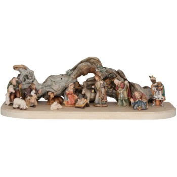 Rustikalny domec s miniatúrnym betlehemom