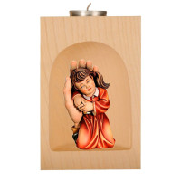 Candle holder Girl in God`s hand