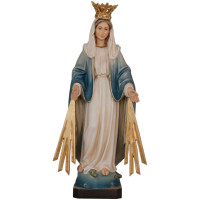 Nepoškvrnená Panna Mária s korunkou a lúčmi