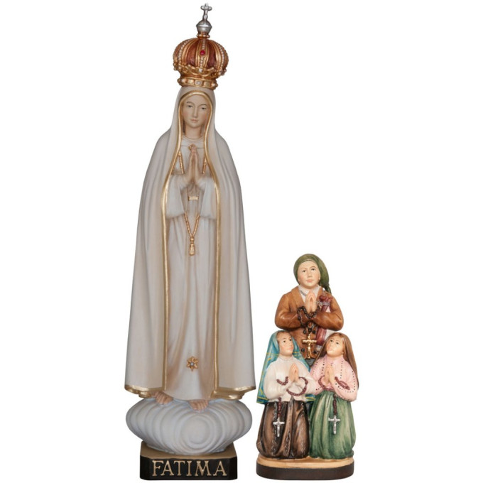 Our Lady of Fatima with Crown and children