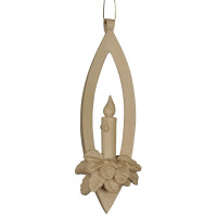 Dekorácia so sviečkou