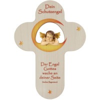 Detský kríž s anjelom a írskym požehnaním