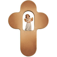 Children`s Cross with angel with dove 4cm