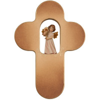 Children`s Cross with angel and host 5cm