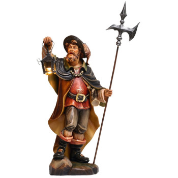 Nočný strážca s medeným lampášom