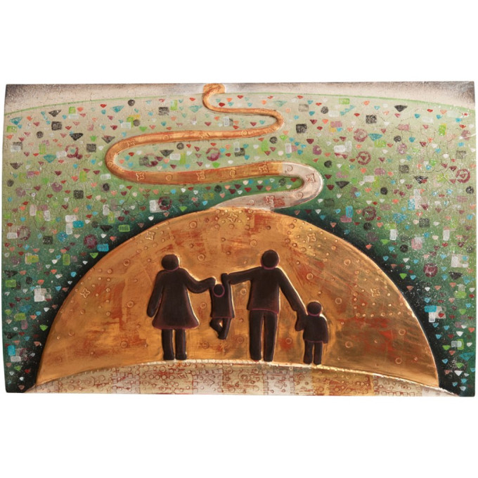 Painting - Family of four