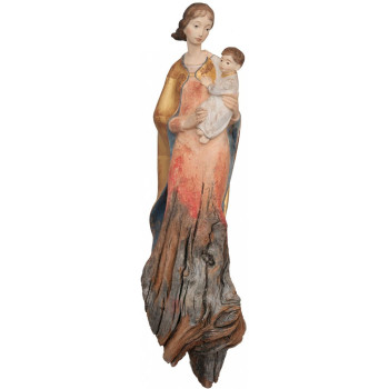 Matka vo vetre koreňová socha