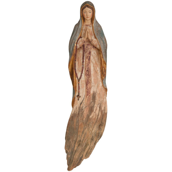 Panna Mária Lurdská koreňová socha