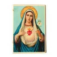 Virgin Mary wooden picture
