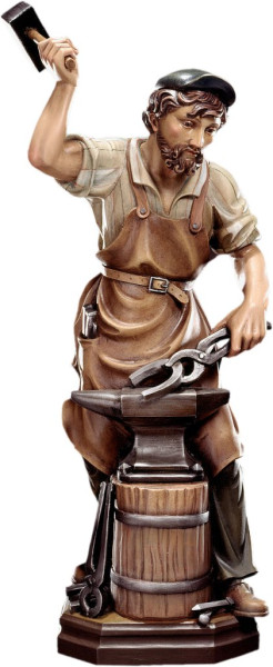 Kováč drevená soška