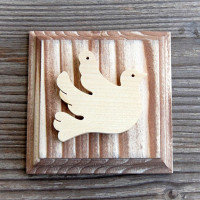 Small Wooden Dove Picture