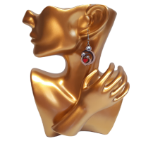 Drevené náušnice Rodina