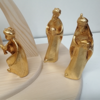 Nativity Scene Aida Gold