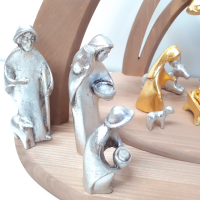 Nativity Scene Aida Gold