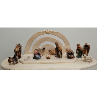 Modern Nativity Scene with Star