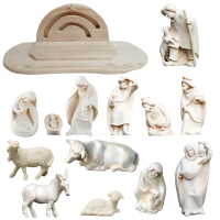 Modern Nativity Scene with Star