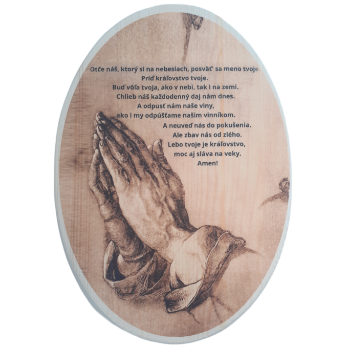 Praying Hands (Albrecht Dürer) wooden picture