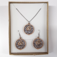 Darčeková sada krištáľových náušníc a náhrdelníka