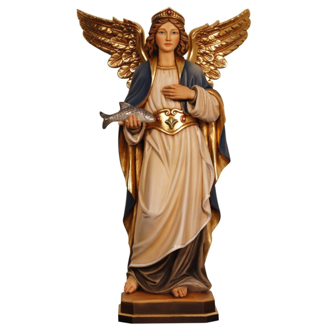 Saint Raphael Wooden Statue