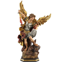 Wooden statue of Saint Michael, Archangel Michael